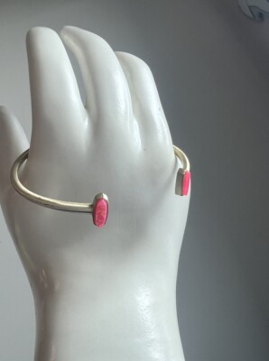 Kendra Scott Mavis Armband in Farbe vergoldet rosa Opal gebraucht