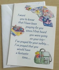 Religious Great  Vacation GREETING CARD