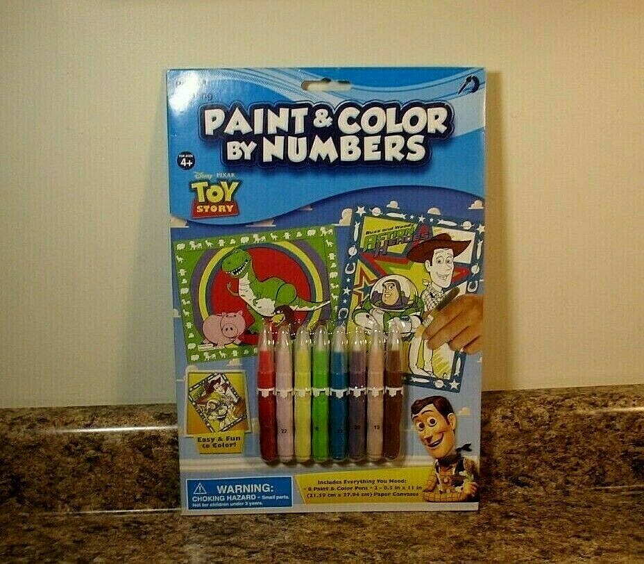Toy Story Color By Number Coloring Pages