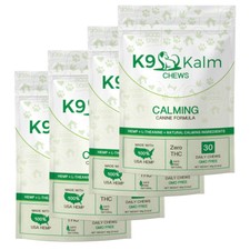K9Kalm Hemp Oil Supplement for Dogs 120 Soft Chews
