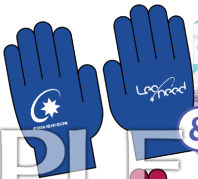 NEW Sega CHUNITHM SUN gloves blue - Project Sekai feat. Hatsune
