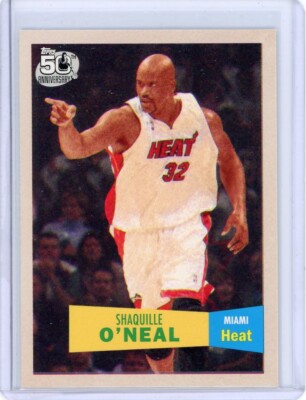 NBA シャキールオニール　Shaquille O'Neal SHAQ HEAT 2007-08 Topps 1957-58 Variations Miami Heat SHAQ #32