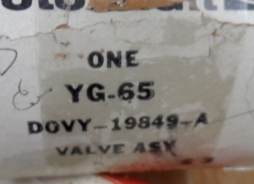 NOS 1968 to 1973 Ford Lincoln AC Expansion Valve YG65 D0VY-19849A - Picture 4 of 4