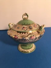 Vintage Small Pedestal Dish Lidded