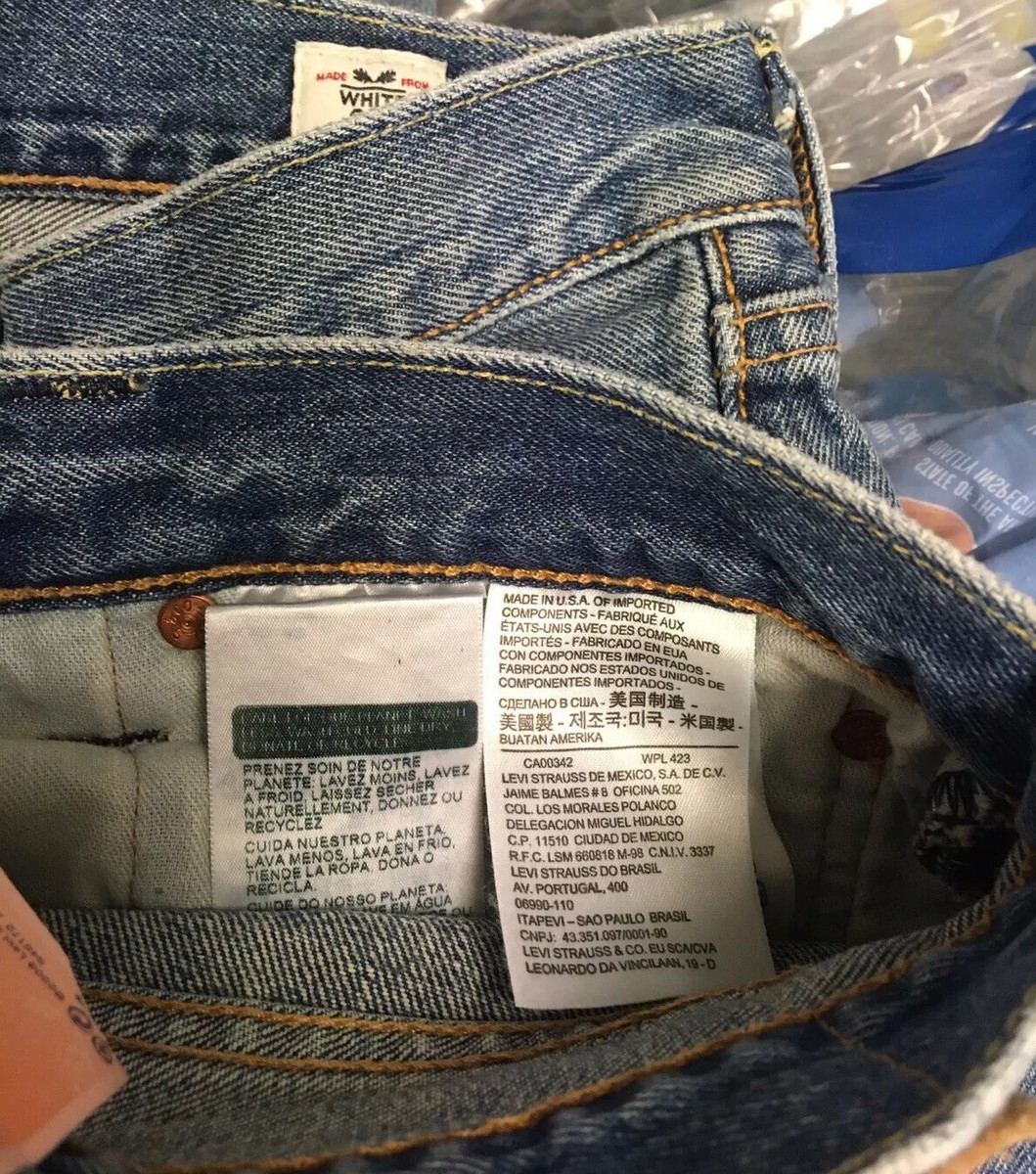 Levi's Made In USA 501 Original Fit Jeans Cone Cotton Levi's Made In USA 501 Original Fit Jeans Cone Cotton