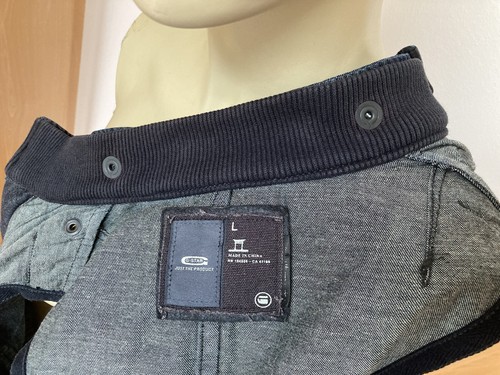 G-STAR Raw Denim Damen Weste Jeansweste L blau Jeansjacke ärmellos Oberteil TOP! - Bild 17 von 24