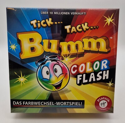 2023 Piatnik - Tick Tack Bumm Color Flash - Wortspiel - Spiel - NEU OVP