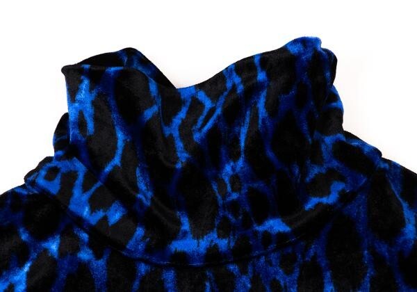 GIANNI VERSACE Leopard Pattern Stretch Velour Top… - image 4