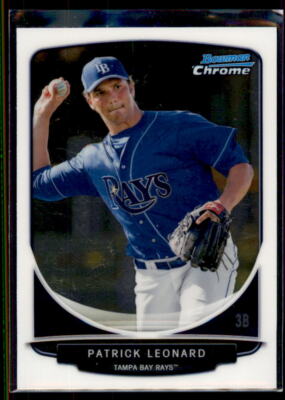 2013 Bowman Chrome Prospects Patrick Leonard #BCP202 Tampa Bay Rays
