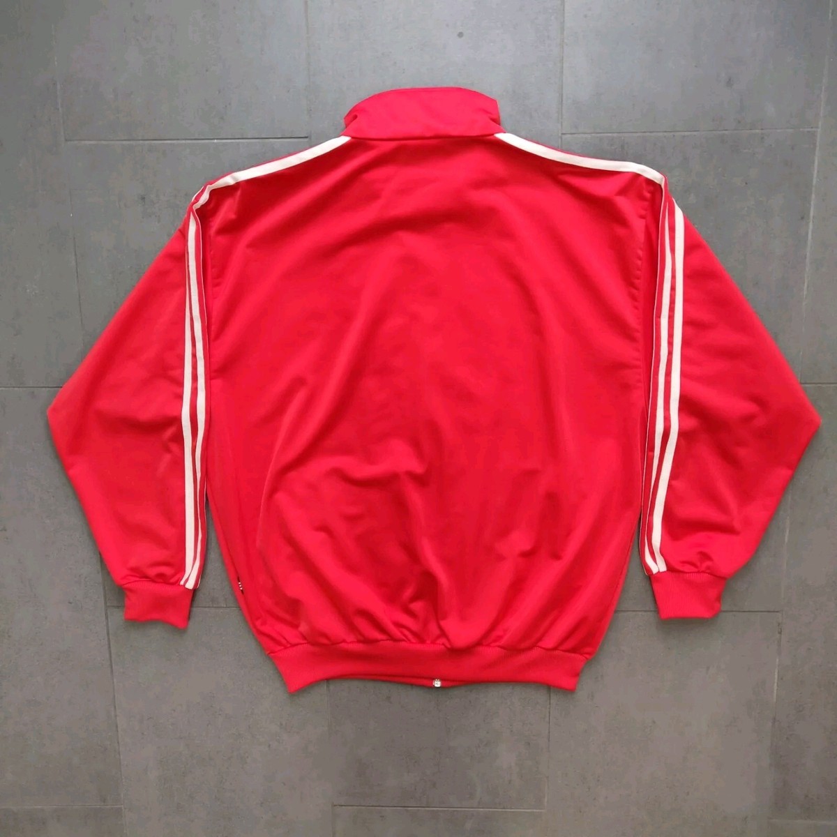 Vintage 90s Adidas Firebird Red White Track Jacket Mens M Trefoil 