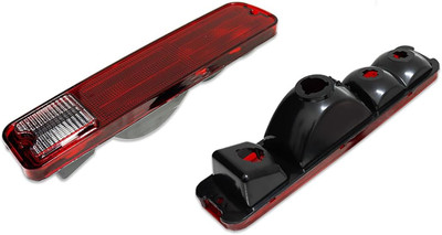 2PCS Rear Tail Light Housings Red Lens Tailamps for 1979-1987 Chevrolet El Camin