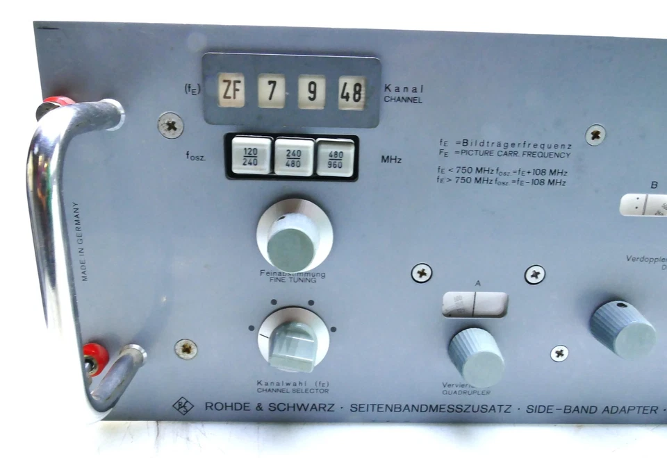 Rohde & Schwarz BN424103/2 Side-Band Adapter  RF Testgerät  Broadcast Lab I689 - Bild 2 von 4