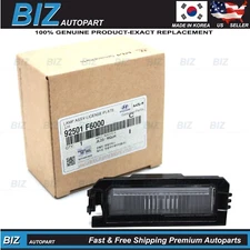 Genuine Rear License Plate Light Lamp LEFT for 2017-2025 Hyundai Kia 92501-F6000