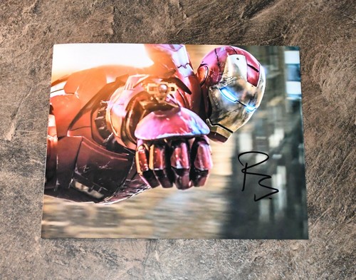 ROBERT DOWNEY JR ~ ORIG SIGNED AUTOGRAPHED 8x10 AVENGERS IRON MAN PHOTO ...