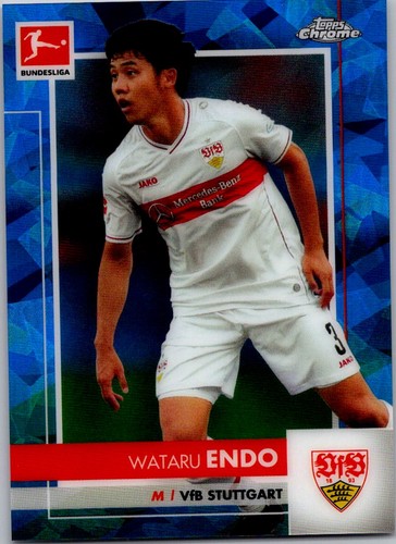 2020 Topps Chrome Sapphire Bundesliga Wataru Endo #94 card