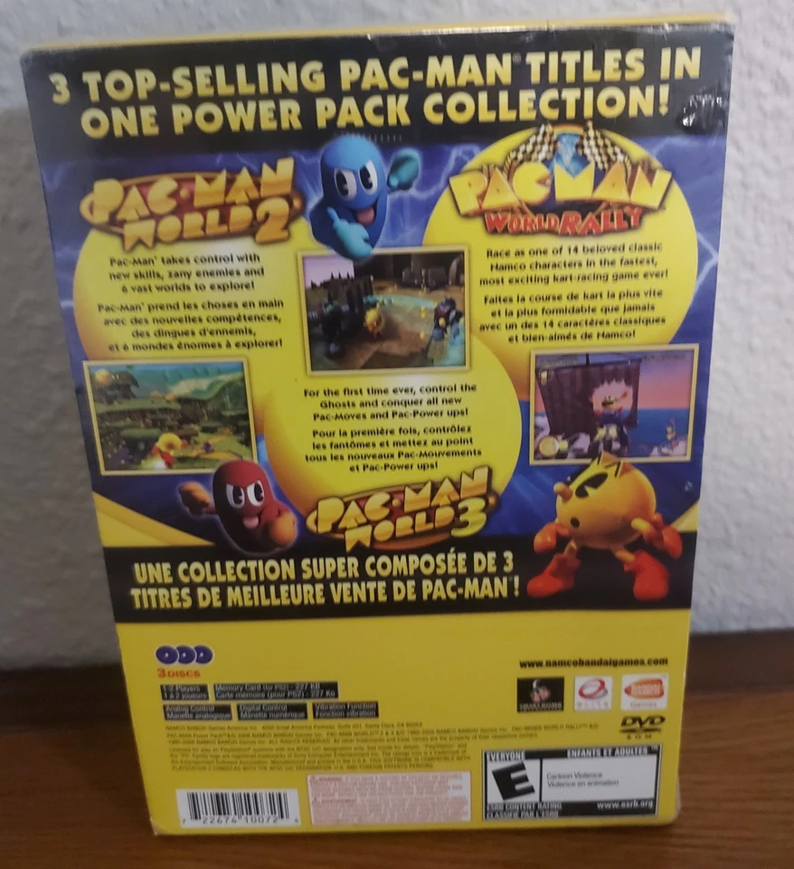 Pac-Man Power Pack (Sony PlayStation 2, PS2) Brand New Factory Sealed US Version - Image 2 of 4