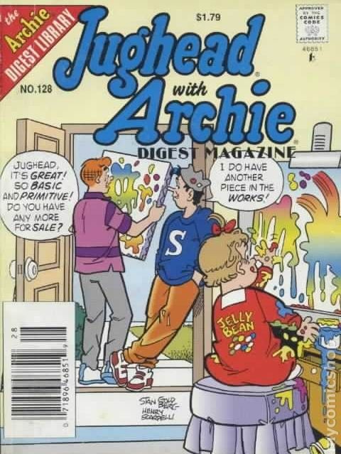 Jughead with Archie Digest #128 VG 1996 Stock Image Low Grade
