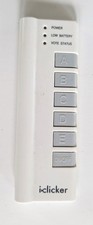 iClicker 1st Generation Student Response Classroom Remote Control White TESTED