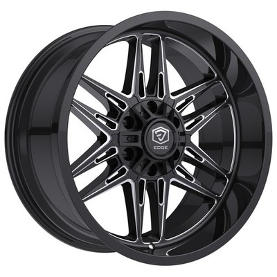 Edge Off Road 303BM Gloss Black Milled 20x10 6x135 / 6x5.5 -19mm (303BM-2106819)