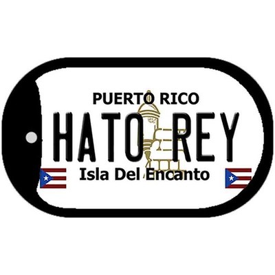 Hato Rey Puerto Rico Metal Novelty Dog Tag Necklace 2'' x 1''