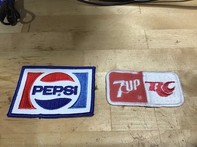 Vintage Pepsi, 7up Rc Cola Uniform Patches.