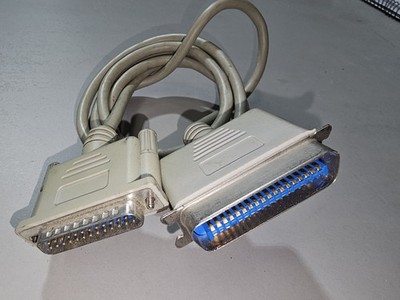 Belkin Parallel Printer Cable 25 Pin Male to 36 Pin Male 6FT. Vintage 