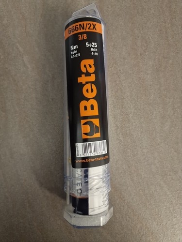 Chiave Dinamometrica con Cricchetto Reversibile - Beta Tools 666N/2X 30cm - Afbeelding 1 van 9