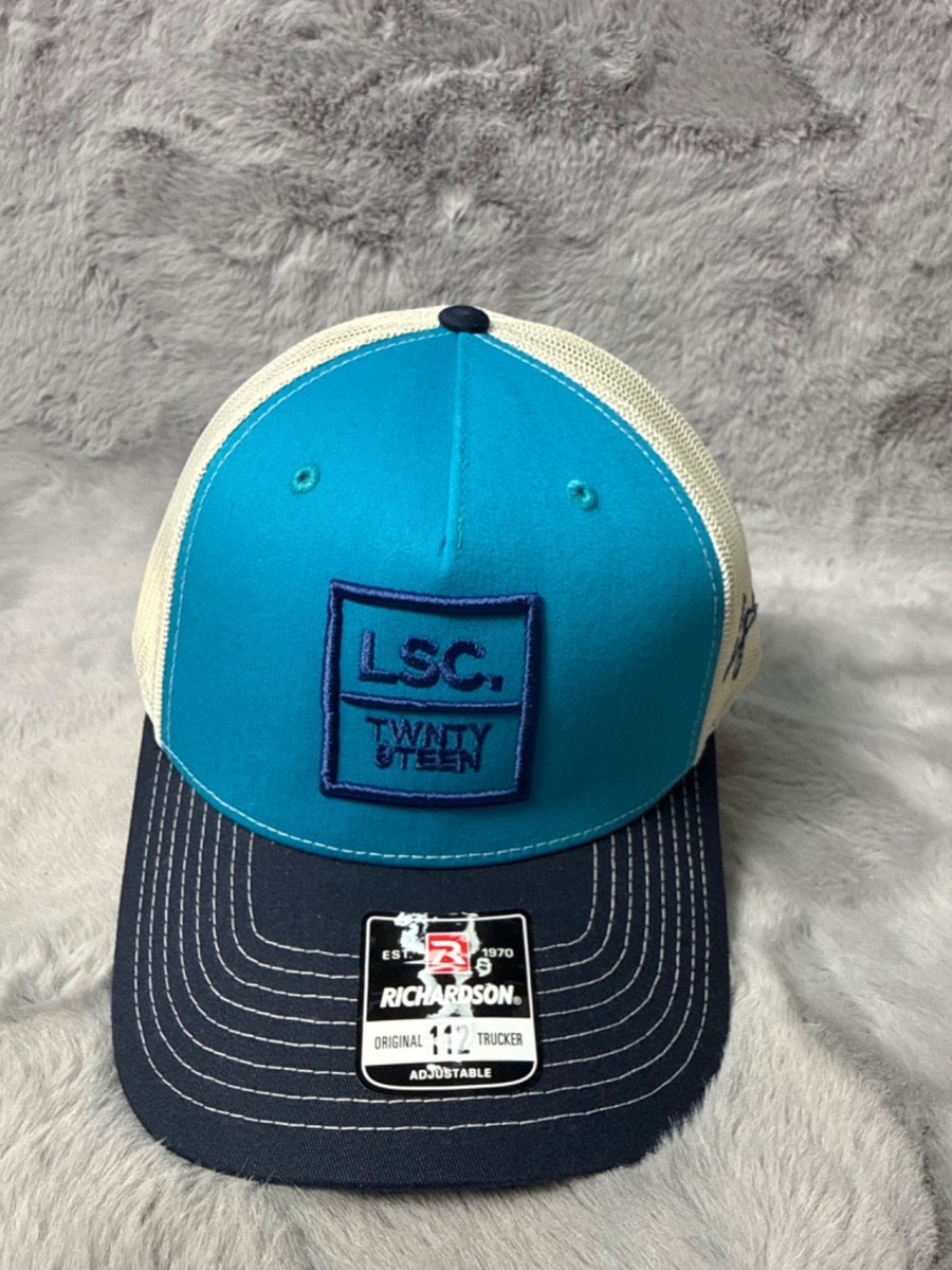 Legend Supply Co LGND Hat Cap Blue White 112 Trucker Snap Back