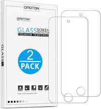 OMOTON Tempered Glass Screen Protector for New Ipod Touch 7Th / 6Th / 5Th Gen,