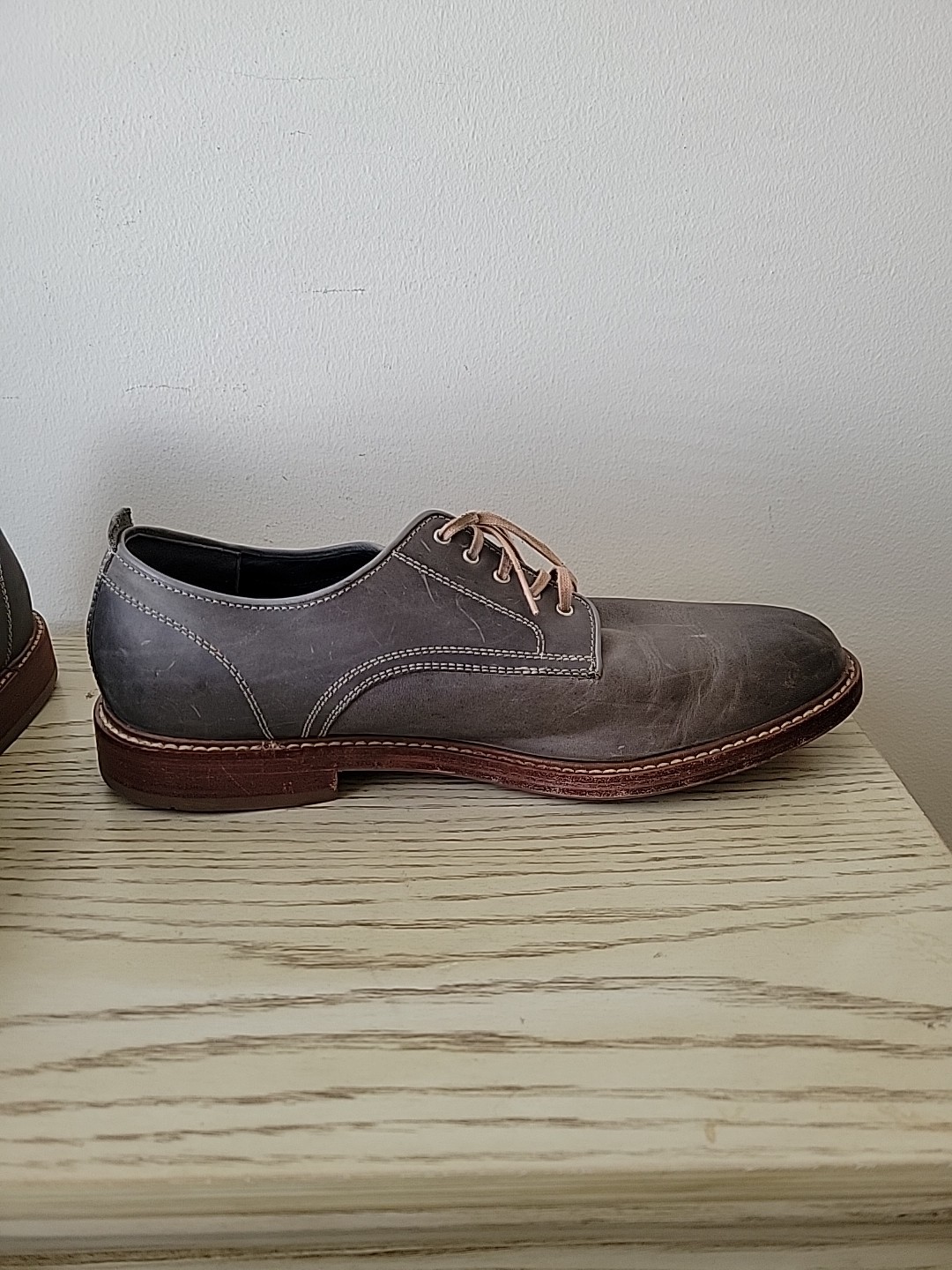 SAOLA Scarpe stringate Cole Haan Tyler Grand da uomo taglia 11 M C25106 in pelle nabuk