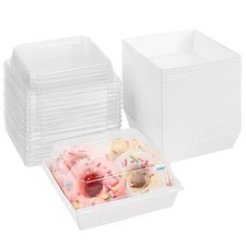 Small disposable food containers with lids