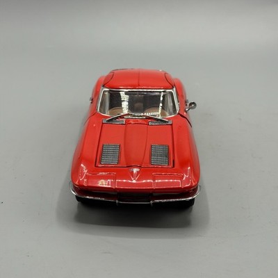1/24 フランクリンミント 1963 コルベット スティングレイ ミニカー Franklin Mint 1963 Chevrolet Corvette Stingray Red 1/24 Diecast