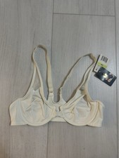 NWT Wacoal 65124 Body by Wacoal Racerback Bra Sz 34B White - Front Closure