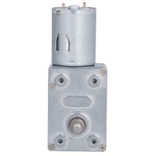 (23RPM)Reduction Gearbox DC 24V 8mm Shaft Electric Worm Geared Motor