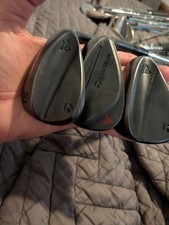 Right TaylorMade Milled Grind 3 black wedge set.50,54,58.....mg2