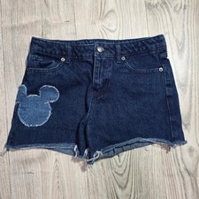 Forever 21 x Disney Mickey Mouse Denim Shorts - Girls Size 11/12