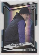 2022 Panini Elite Extra Edition Decade Die-Cut 139/203 Jackson Cox #50 0x1