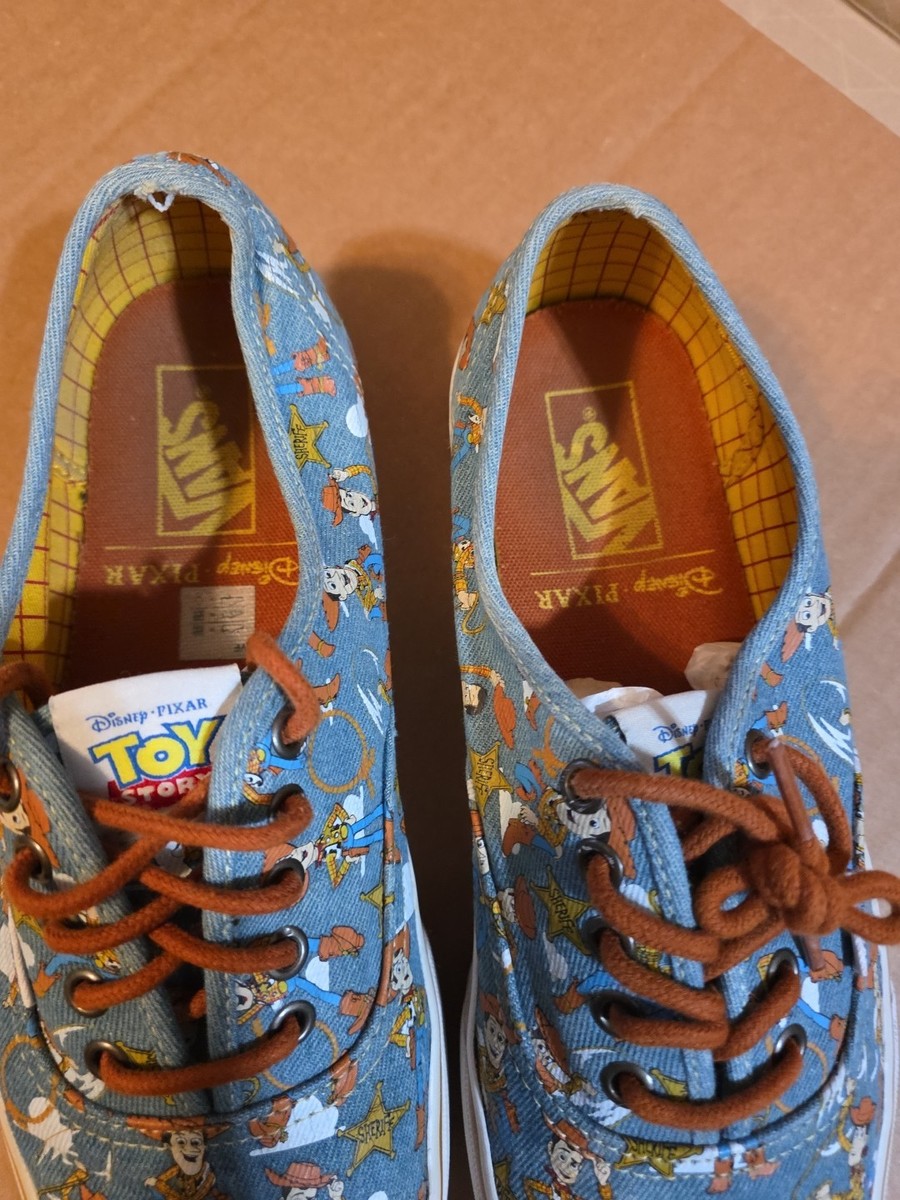 VANS X Disney Toy Story Sheriff Woody Denim ANDY Shoes Men's Size