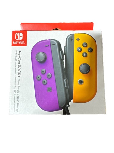 Official Nintendo Switch Joy-Con Set [ Neon Purple / Neon Orange ]