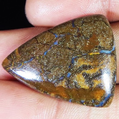 25x30x5 MM 32.40 Karat 100% Natürlich Boulder Opal Cabochon Edelstein R42