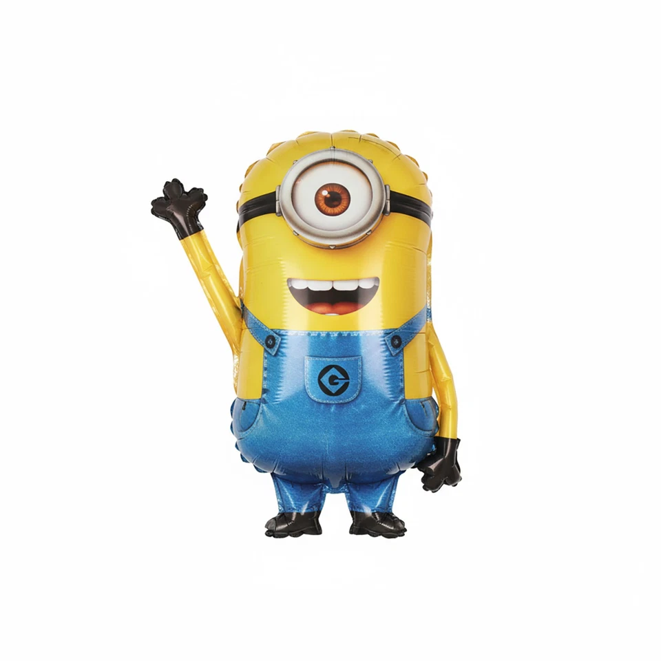 Minions Foil Balloons 10pcs Set Kids Birthday Party Cartoon Theme Decorations - Image 3 of 4