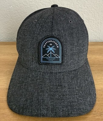 Travis Matthew Gray Fitted Hat Cap Flexfit S/M