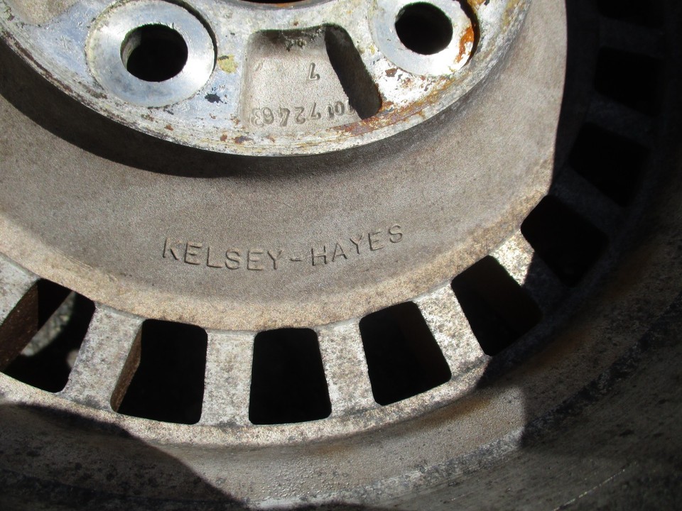 Finned Rims GM kelsey hayes wheels turbine gold finned wheels 14X7 nice rims only 4 ...