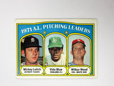 1972 Topps - League Leaders Vida Blue, Mickey Lolich, Wilbur Wood #94