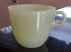 Vintage Fire King Oven Ware Jadeite Coffee / Tea Cup