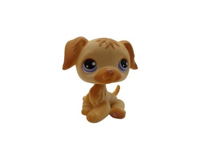 Littlest pet shop 286 Golden Retriever Dog Hasbro LPS Authentic Cream Puppy