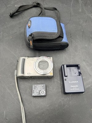 Panasonic LUMIX DMC-TZ5 9.1MP Optical Zoom Digital Camera w/ Battery & Charger