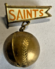 Prendedor con dije de béisbol de la Asociación Americana de los Santos de San Pablo de la década de 1930 Minneapolis Millers