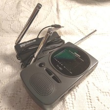 CASIO TV 480 LCD TASCHEN FARBFERNSEHER ANALOG + ANTENNE BEIDE WIE GESEHEN PROP