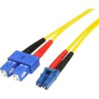Startech 7m Single Mode Duplex Fiber Patch Cable Lc-sc - Fiber Optic For Network